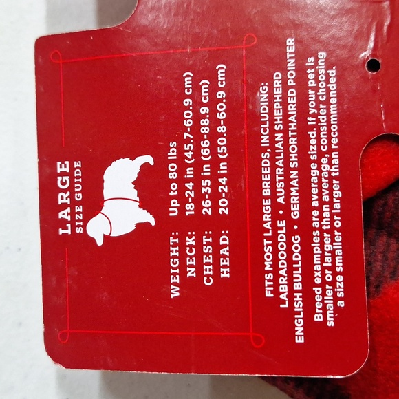 NEW! Buffalo Check Matching Family Dog / Cat Pajamas, Black/Red - Wondershop - Picture 8 of 11